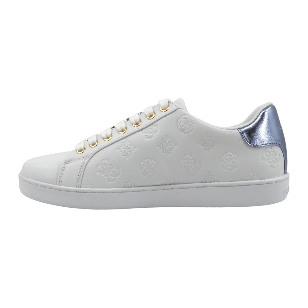 Guess Rosenna 4G Peony Logo Sneakers Dames Schoenen Wit