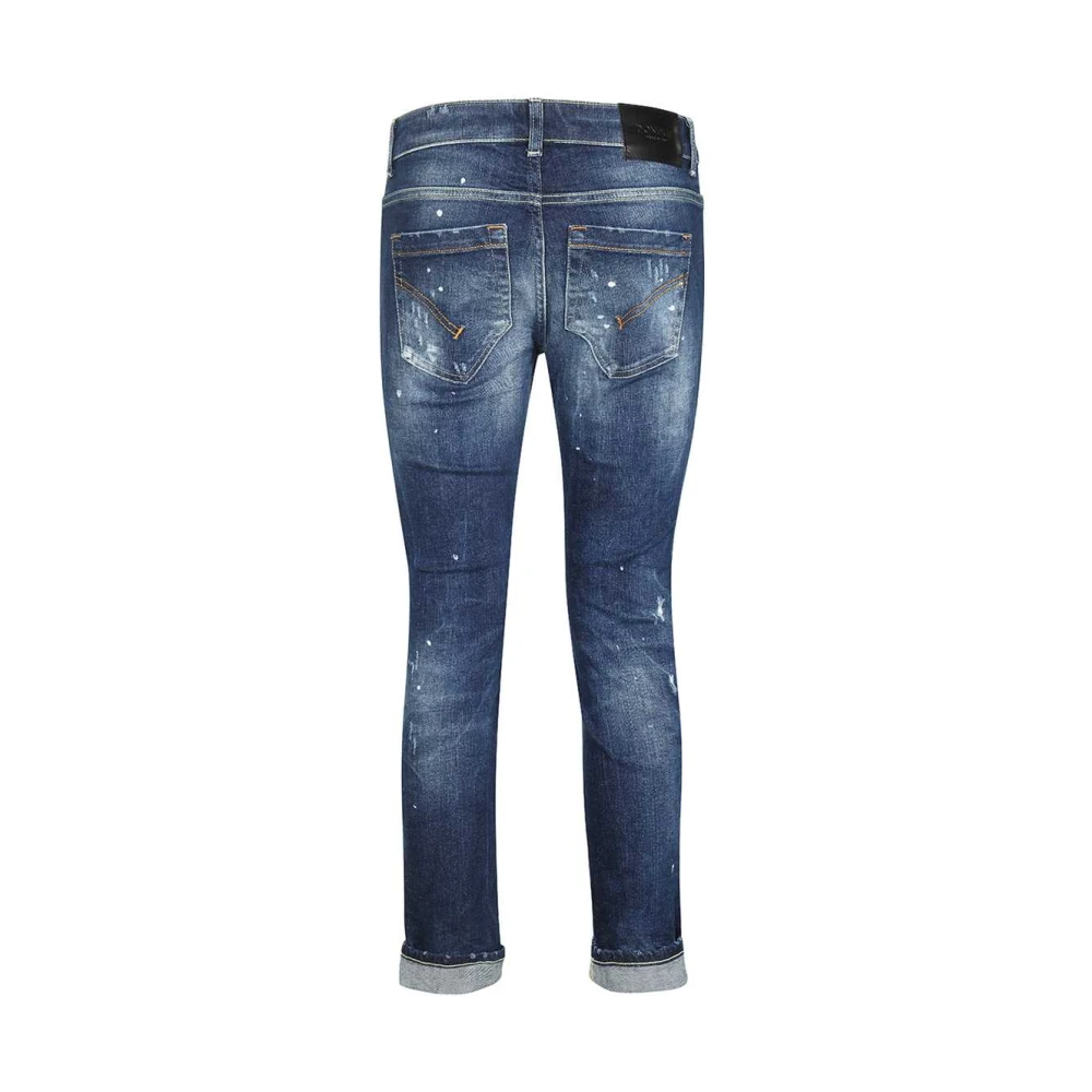 Dondup Distressed 5-Pocket Jeans Blue Dames