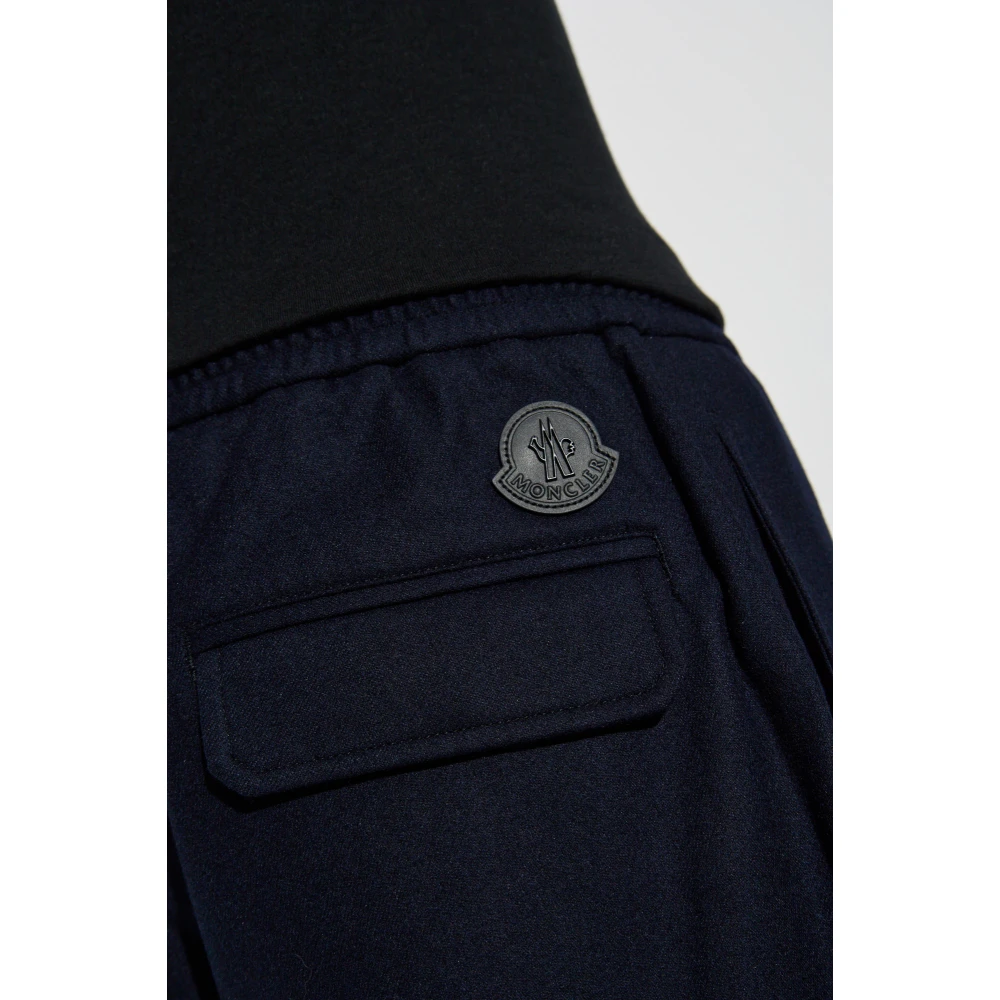 Moncler Geplooide broek Blue Heren
