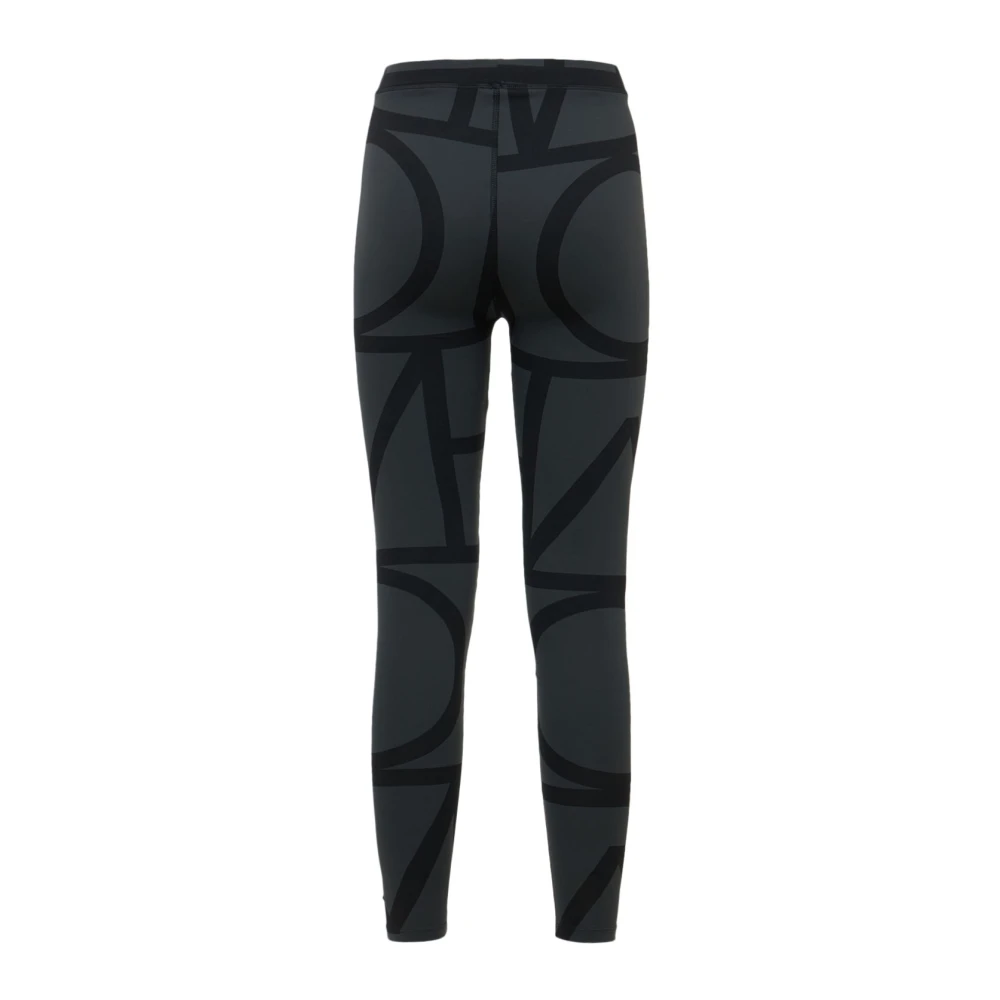 TotêMe Zwarte Monogram Leggings Black Dames