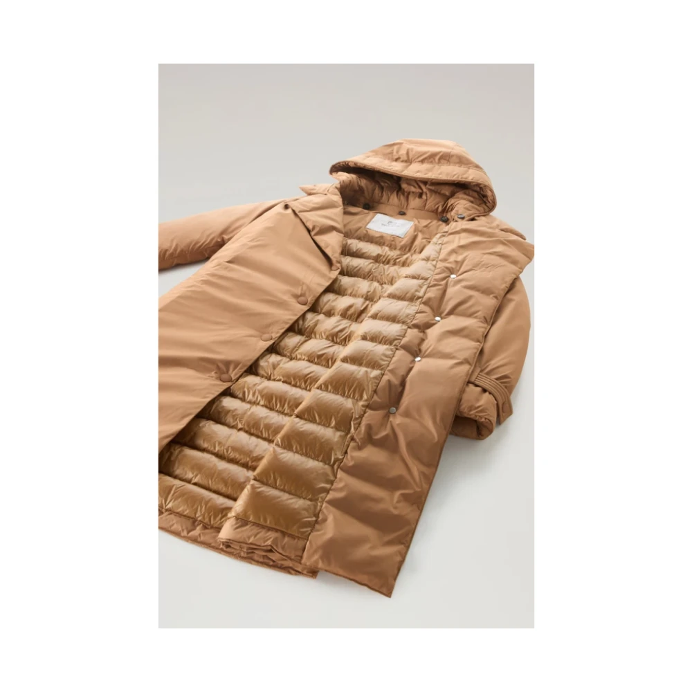 Woolrich Lichtgewicht Donsjas Groot Brown Dames