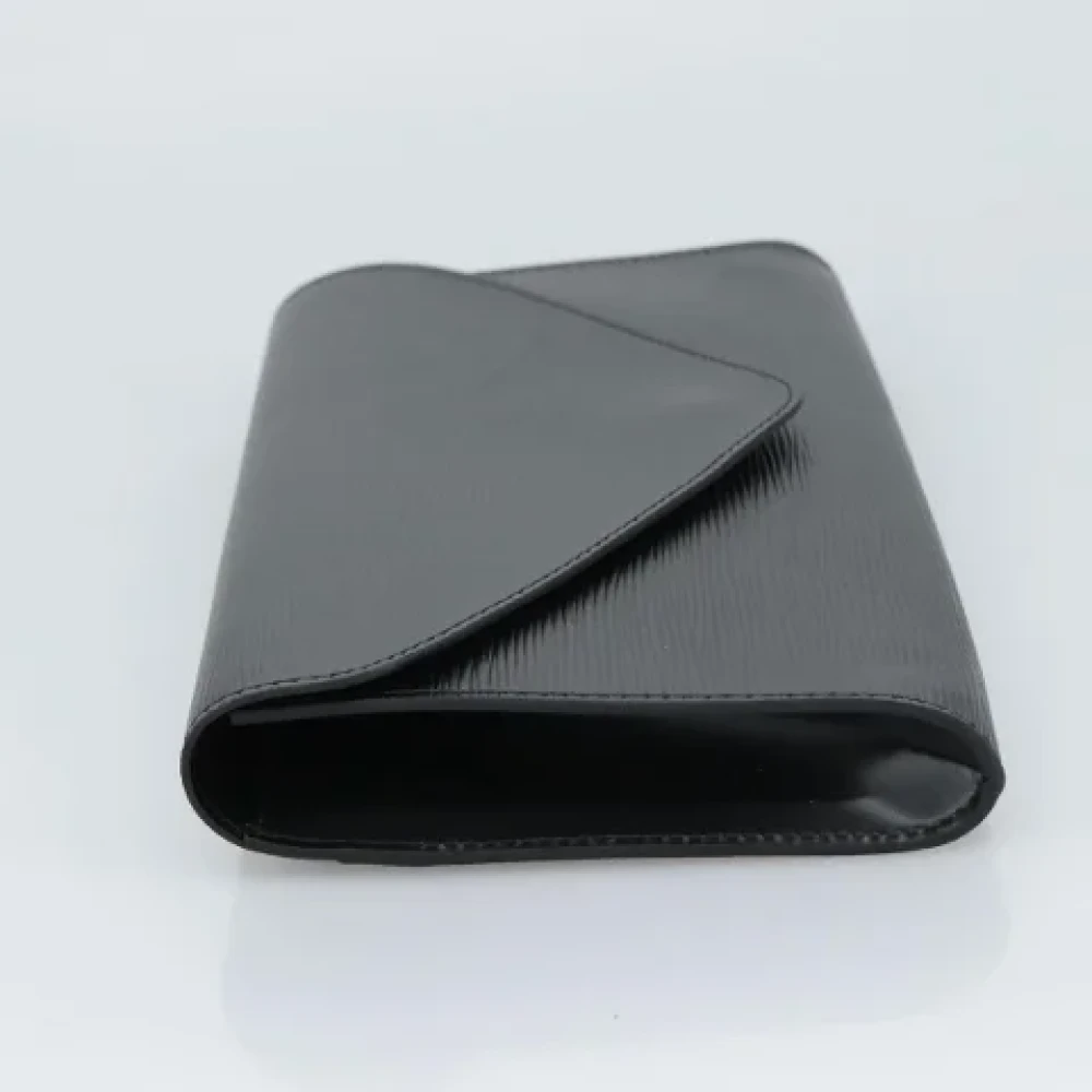 Louis Vuitton Vintage Pre-owned Leather clutches Black Dames