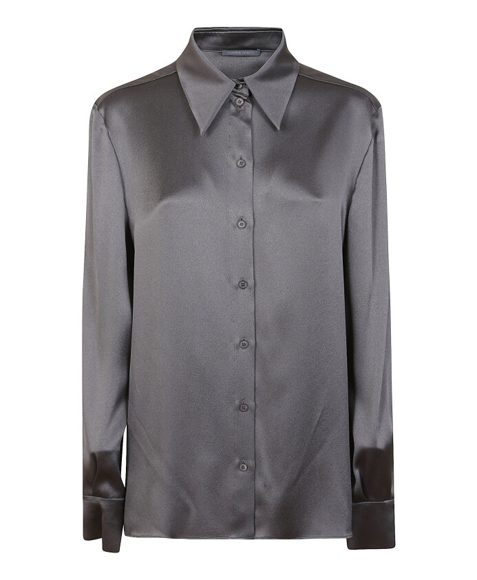 soie-grise-chemise-col-pointu