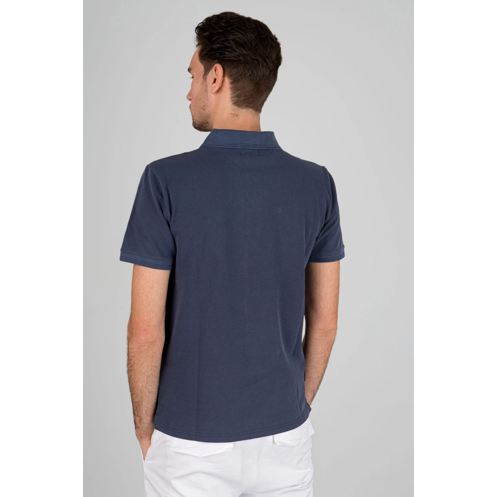 Woolrich Polo Shirt Blue Heren