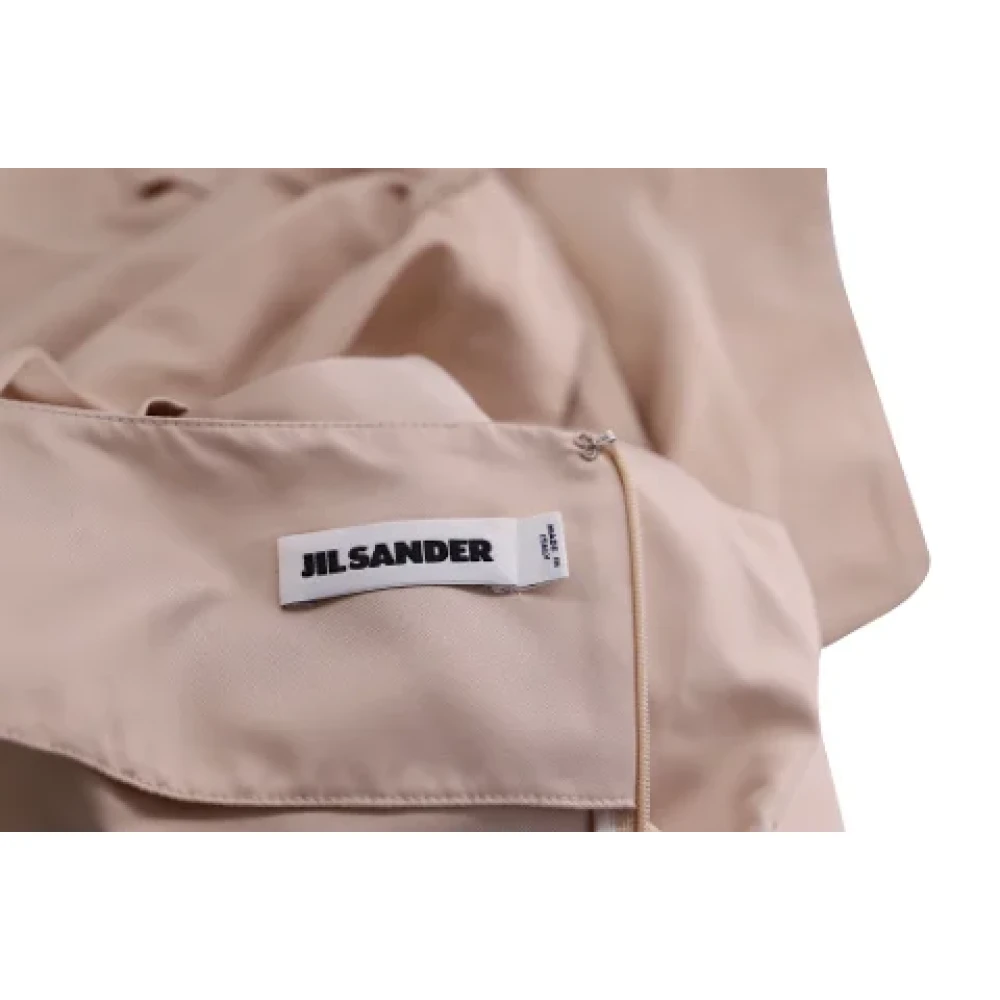 Jil Sander Pre-owned Polyester dresses Beige Dames