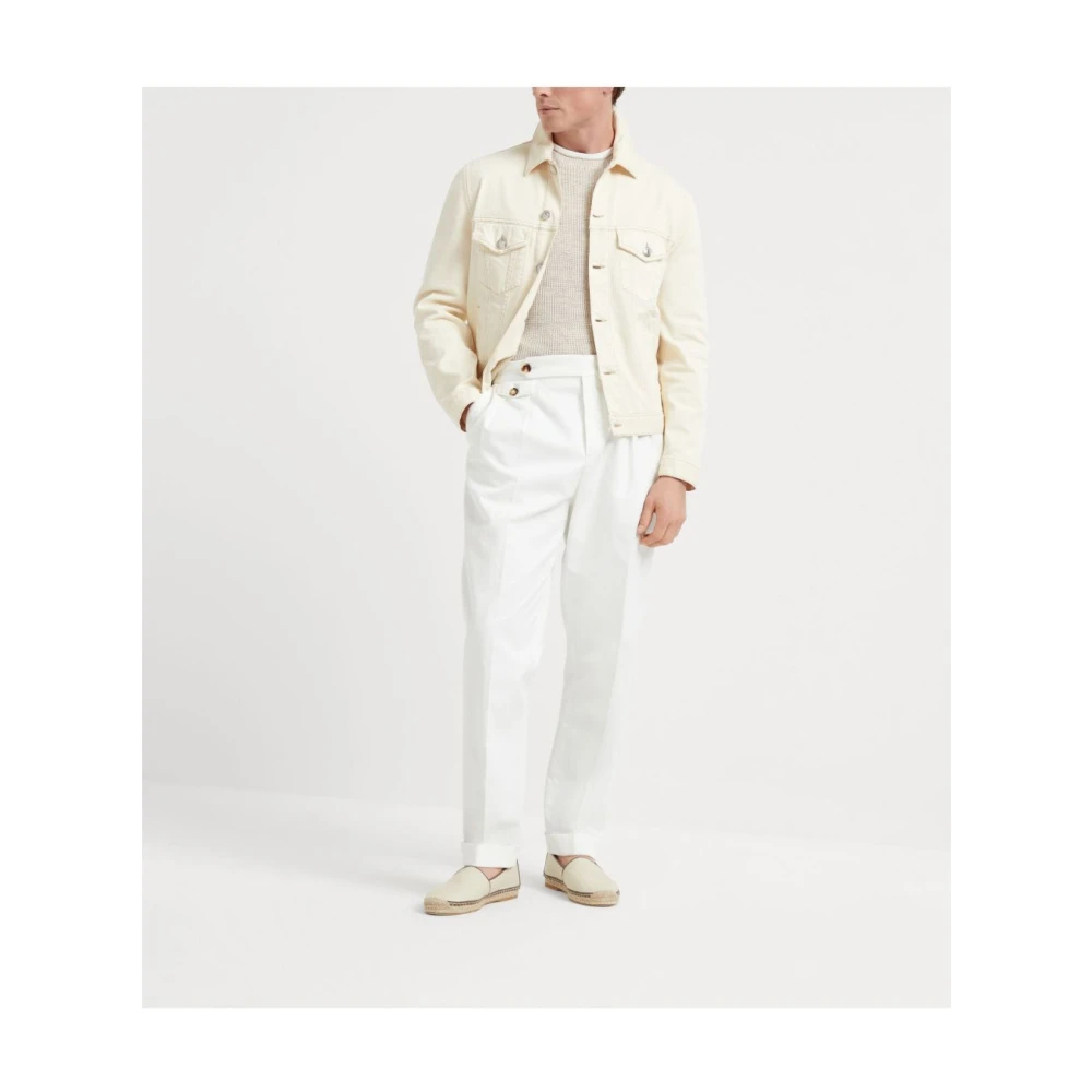 BRUNELLO CUCINELLI Luxe Sweaters Collectie Beige Heren