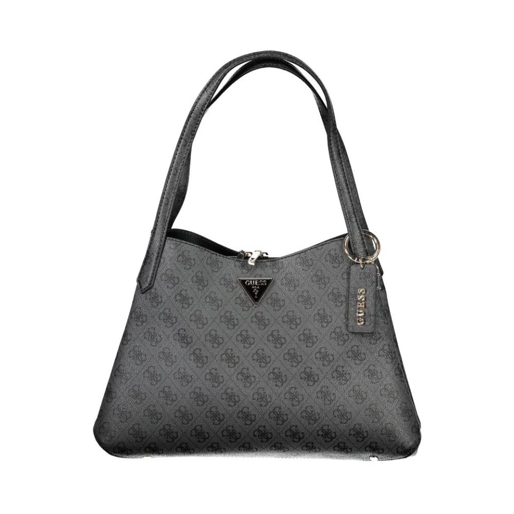 Guess Zwarte Polyethyleen Schoudertas Sora Black Dames