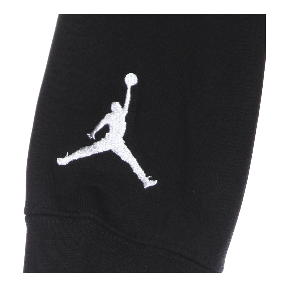 Jordan Hybride Fleece Pullover Hoodie Zwart Black Heren