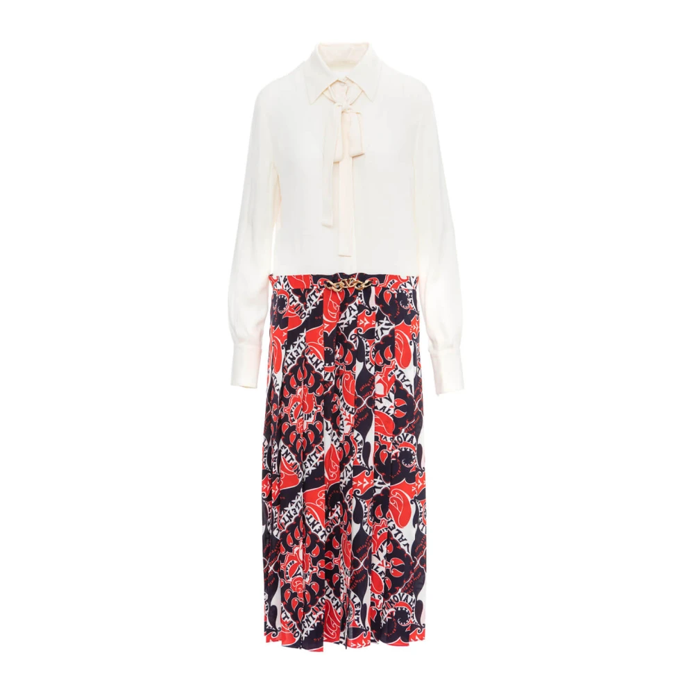 Valentino Garavani Multicolor Elegant Black Dress - Female - Midi Dresses - S - Dresses