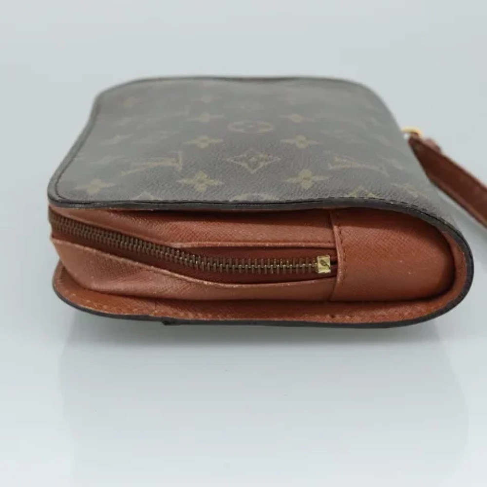 Louis Vuitton Vintage Pre-owned Canvas clutches Brown Dames