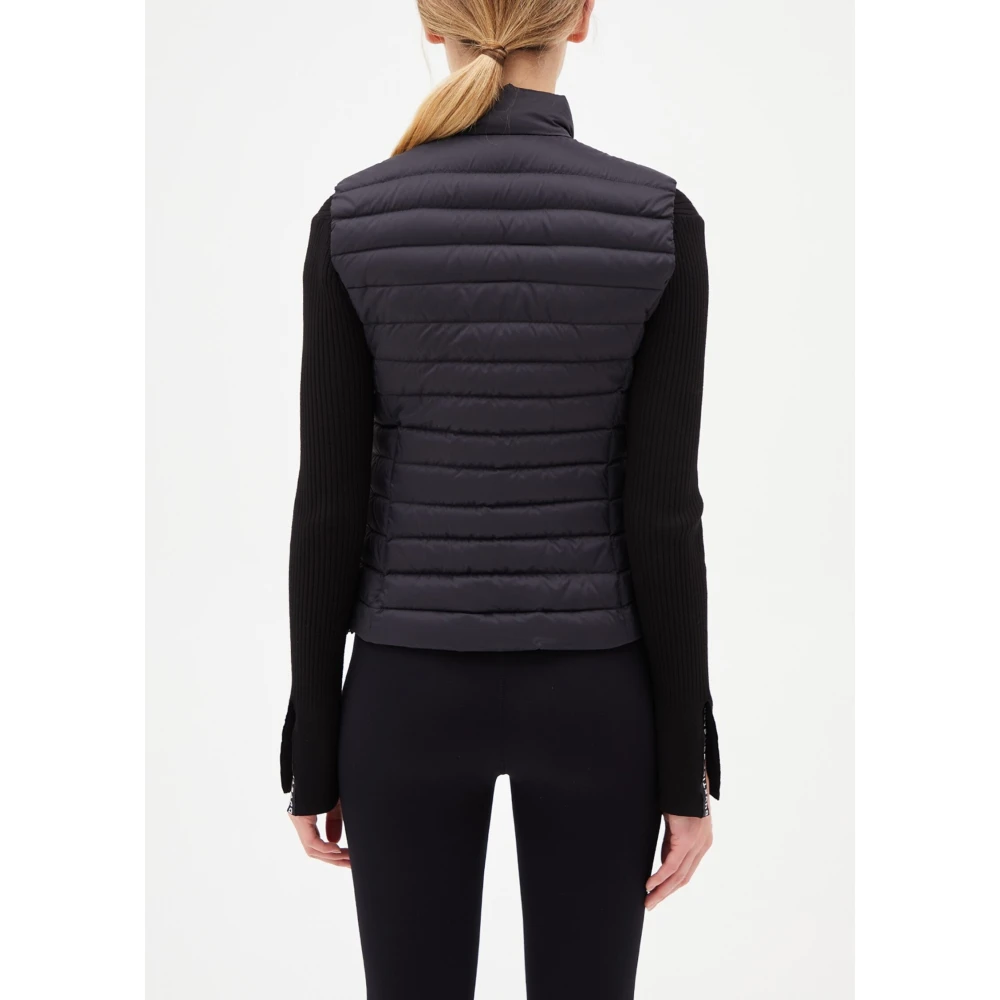 duvetica Zwarte Buitenkleding Vest Aw24 Black Dames
