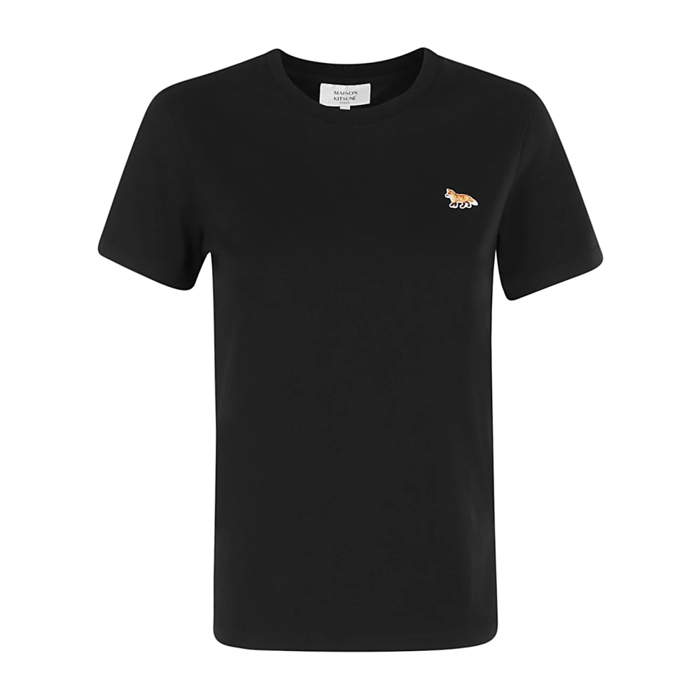 Maison Kitsuné Schattig Fox T-shirt Black Heren