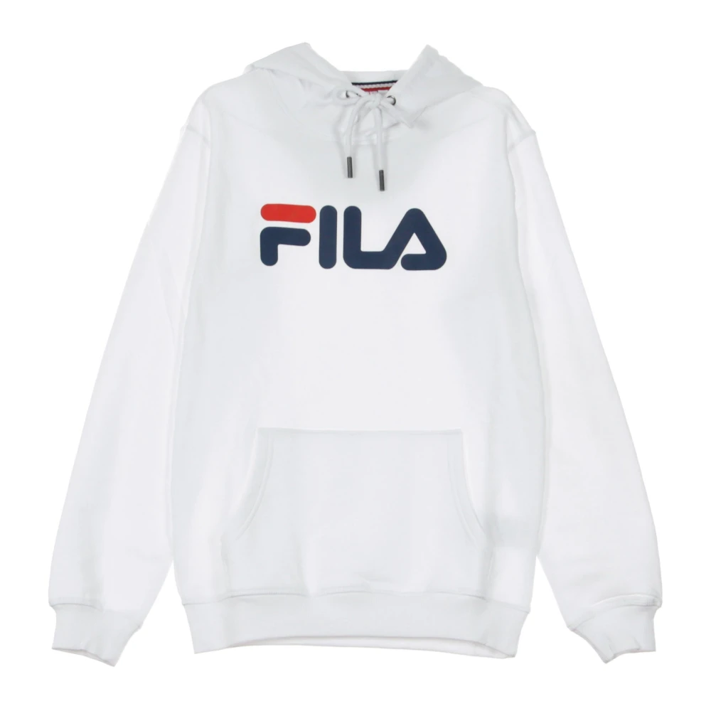 Fila Men's White Hoodies, Xs, Bright Kangaroo Hoodie