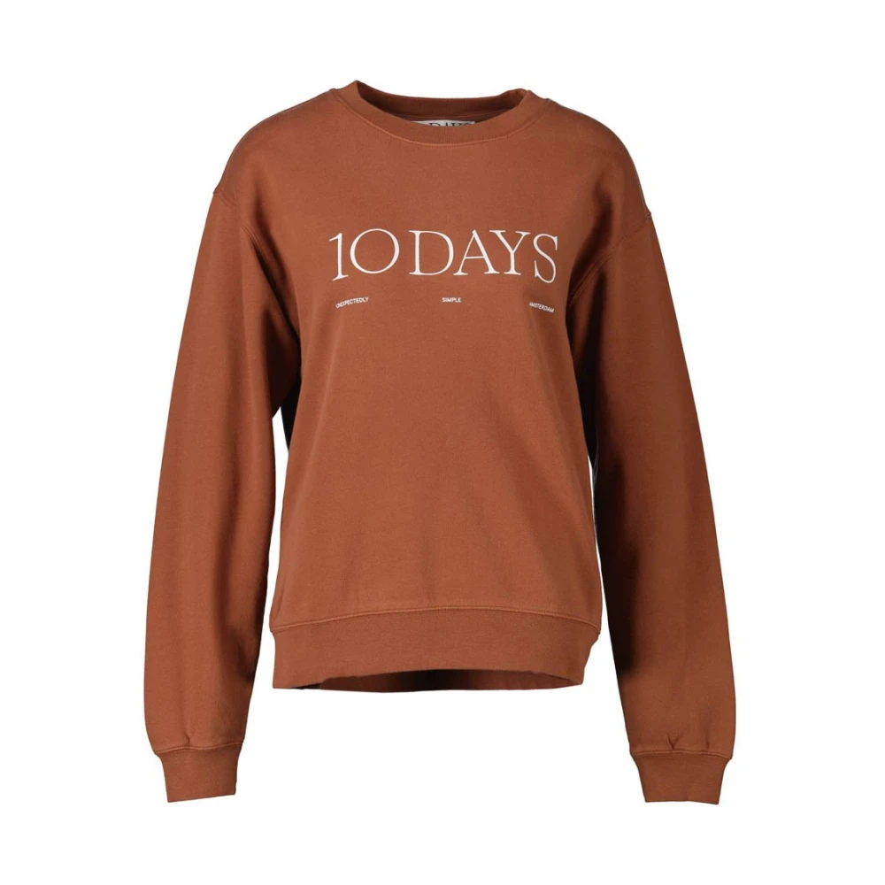 10Days Stijlvolle Sweater Brown Dames