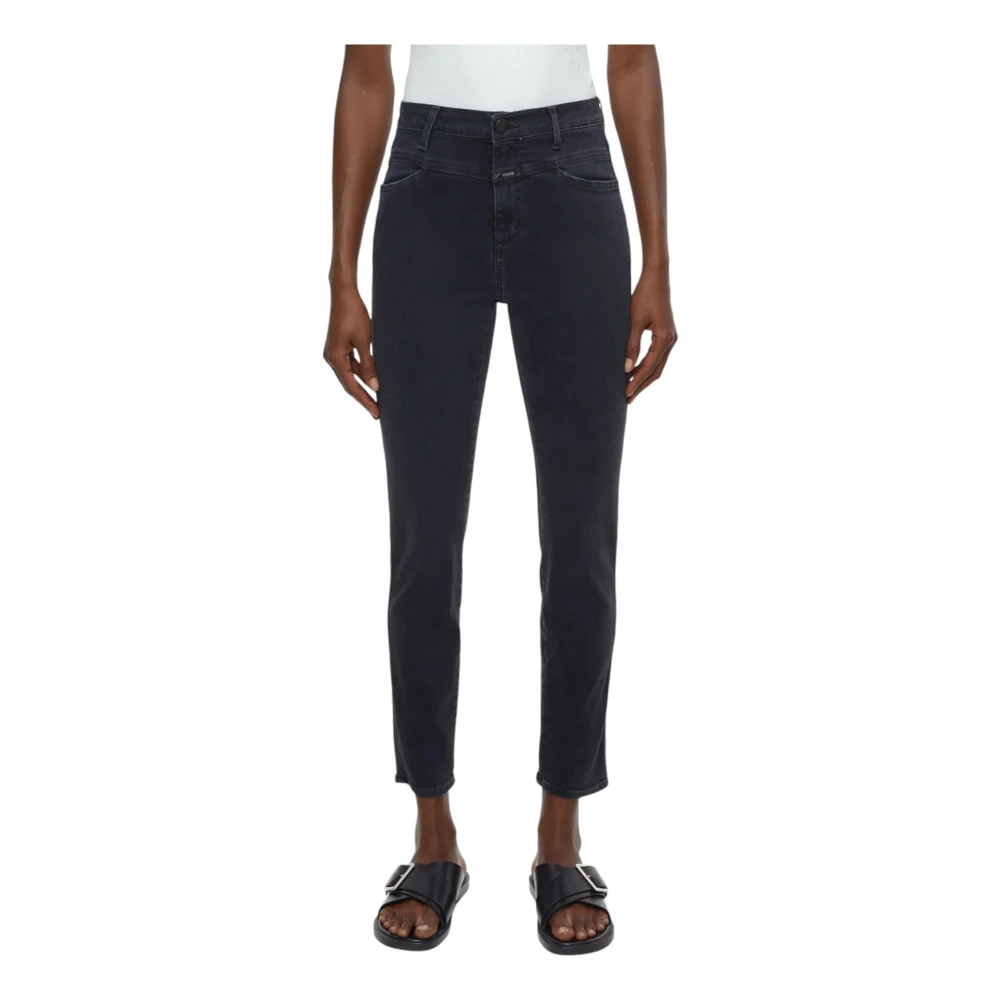 closed Hoge kwaliteit Skinny Pusher Lange Jeans Gray Dames