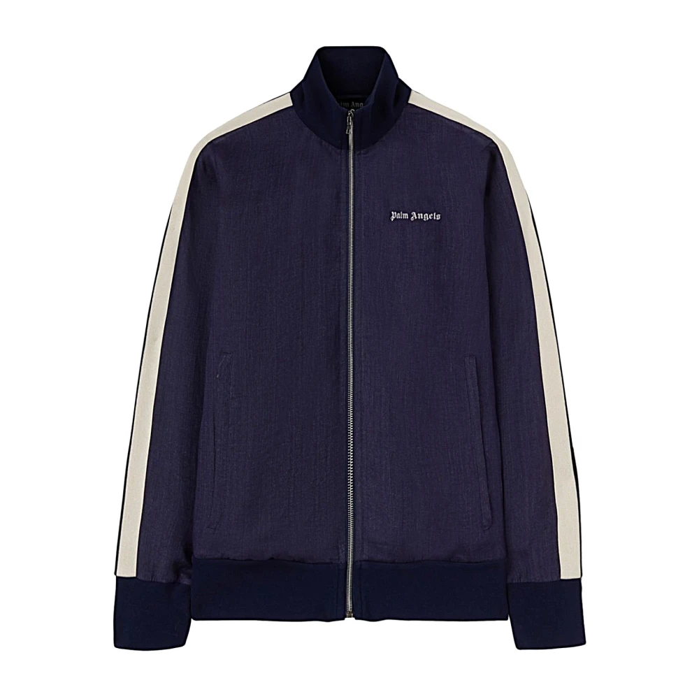 Palm Angels Stylish Jacket For Men - Male - Light Jackets - Blue - M - Jackets