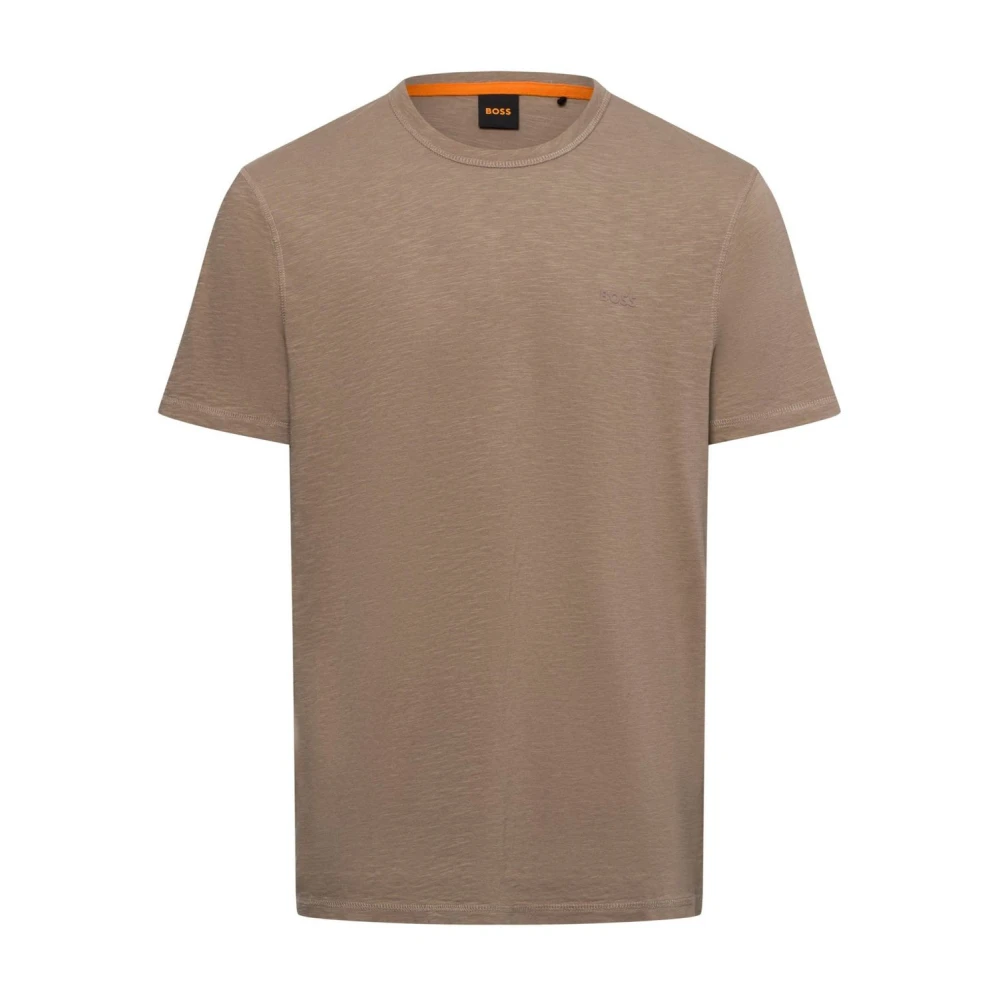 Hugo Boss Heren Casual T-shirt Beige Heren