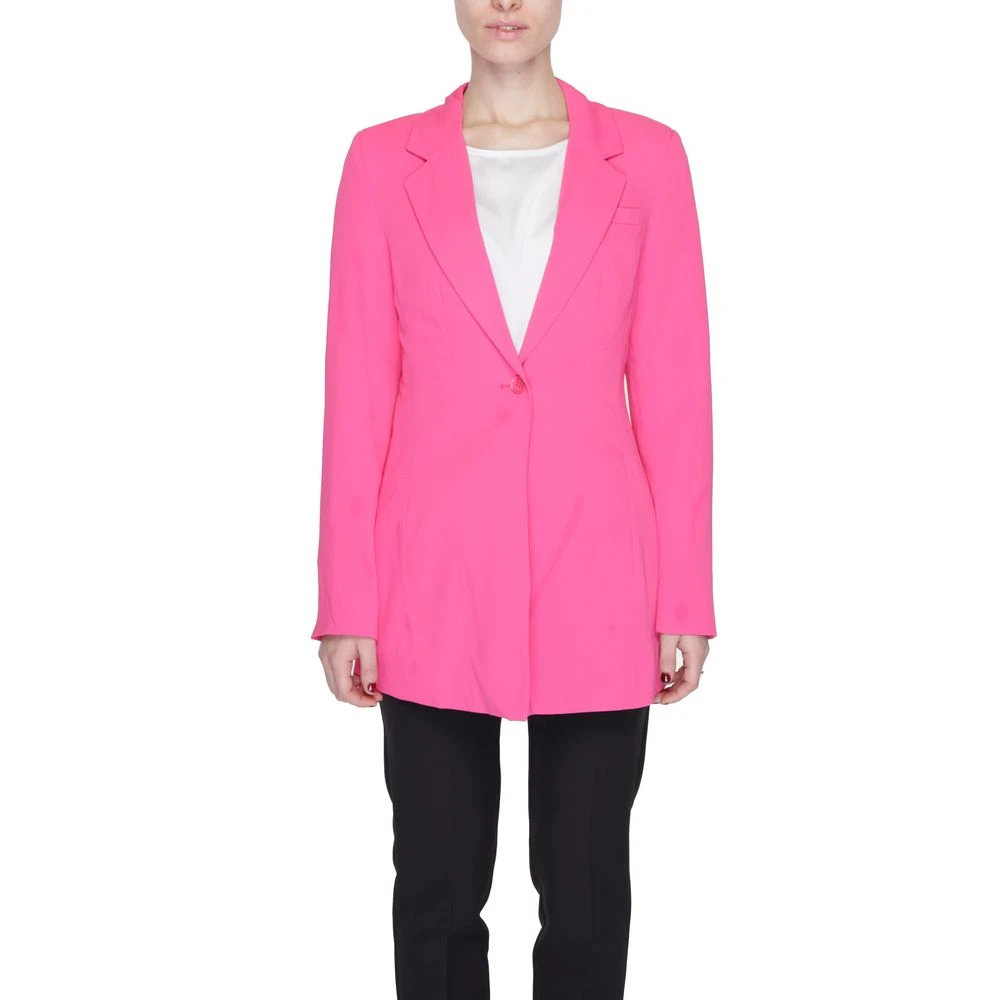 Vero Moda Women's Pink Polyester Blazer