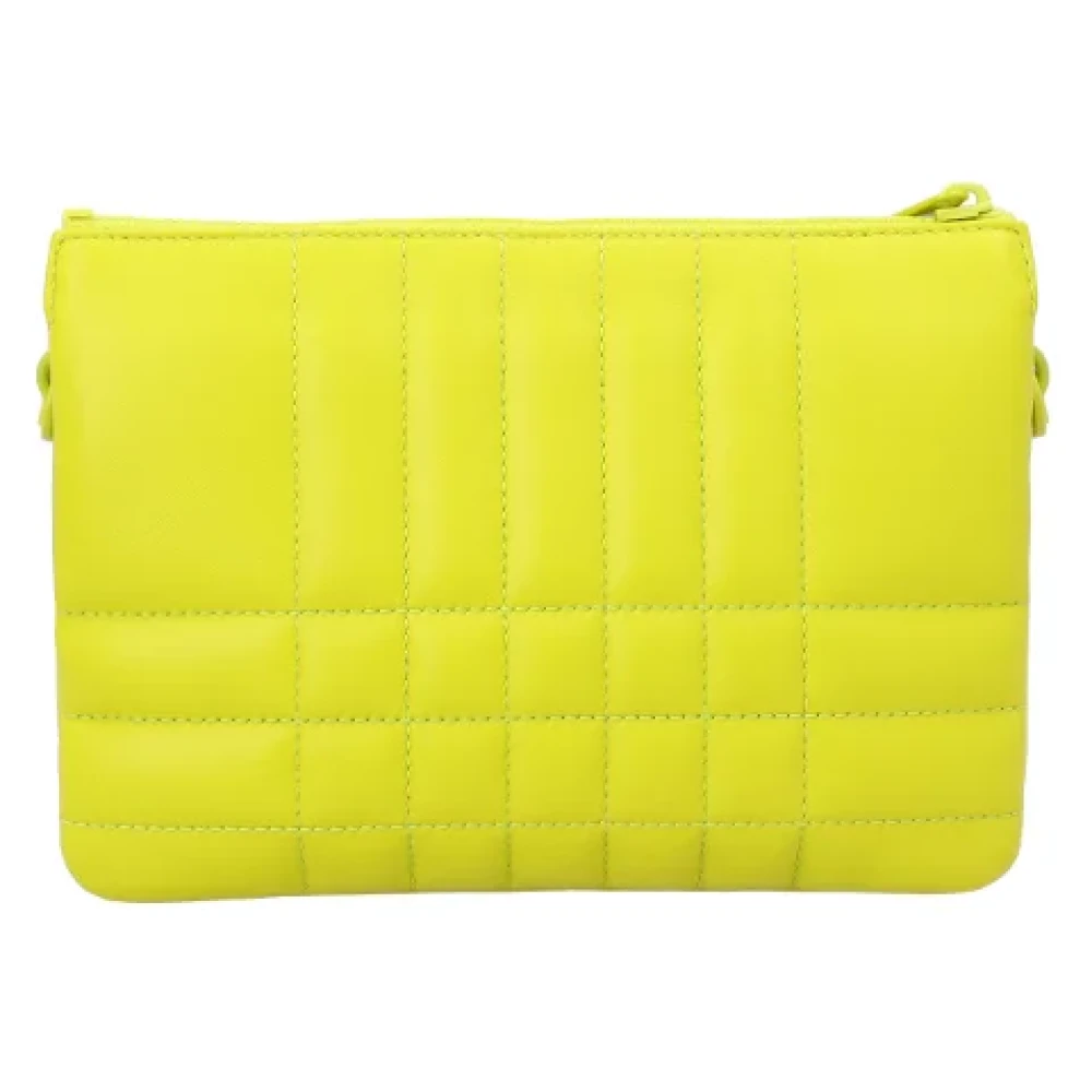 Burberry Leather shoulder-bags Yellow Dames
