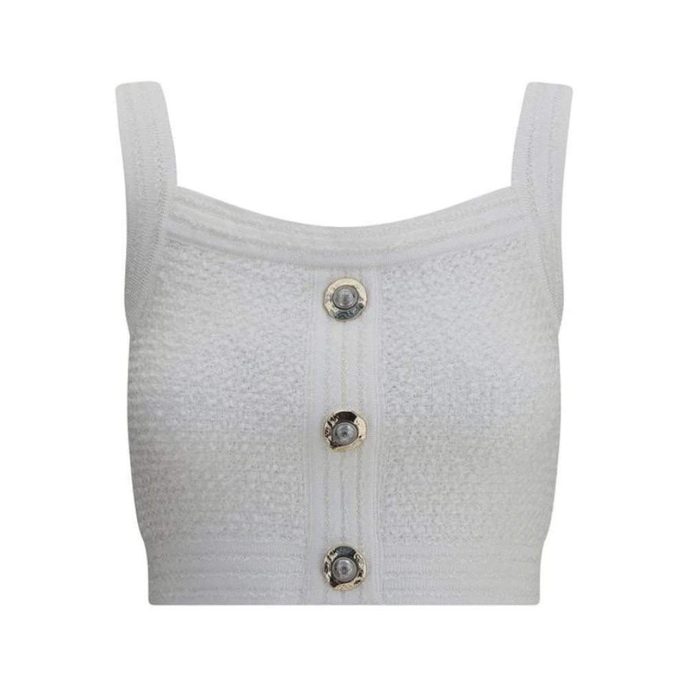 Tops > Sleeveless Tops - - Balmain - Modalova