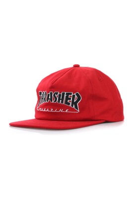 red-flat-visor-cap