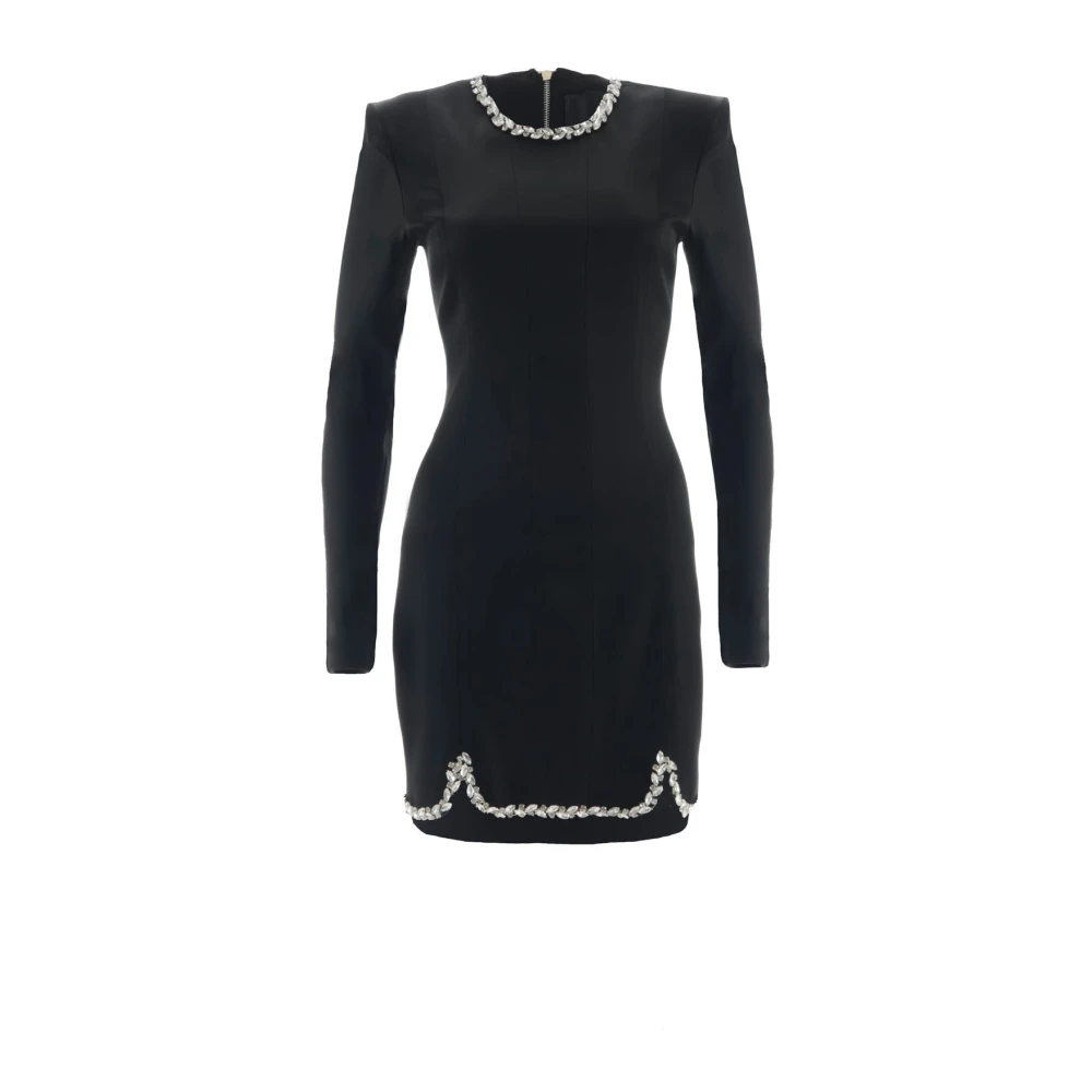 John Richmond Jurk met lange mouwen en applicaties Black Dames