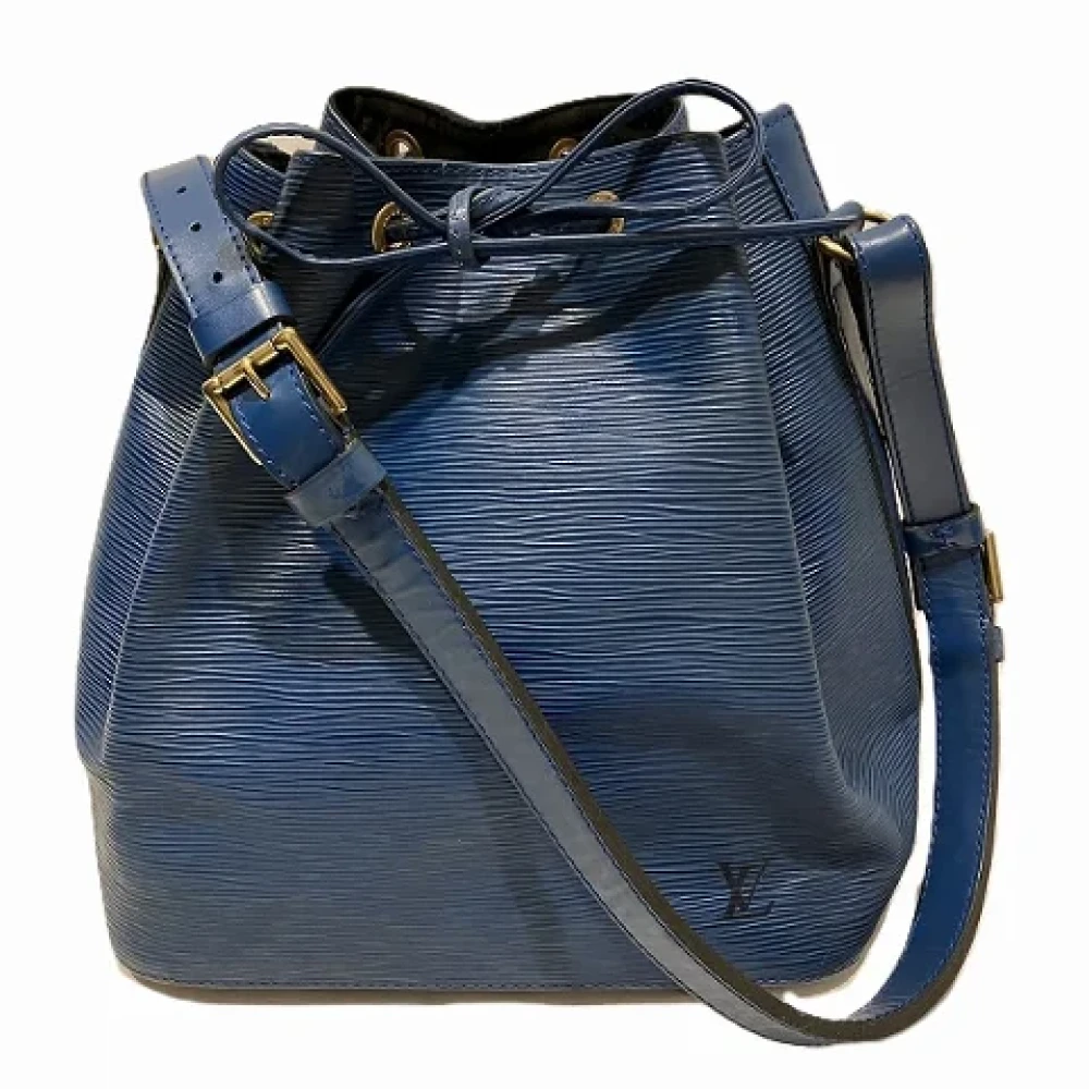 Louis Vuitton Vintage Pre-owned Leather shoulder-bags Blue Dames