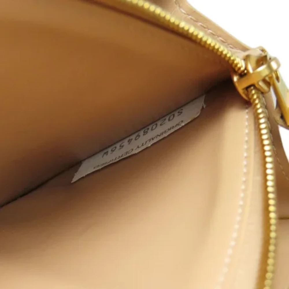 Bottega Veneta Vintage Pre-owned Leather wallets Beige Dames