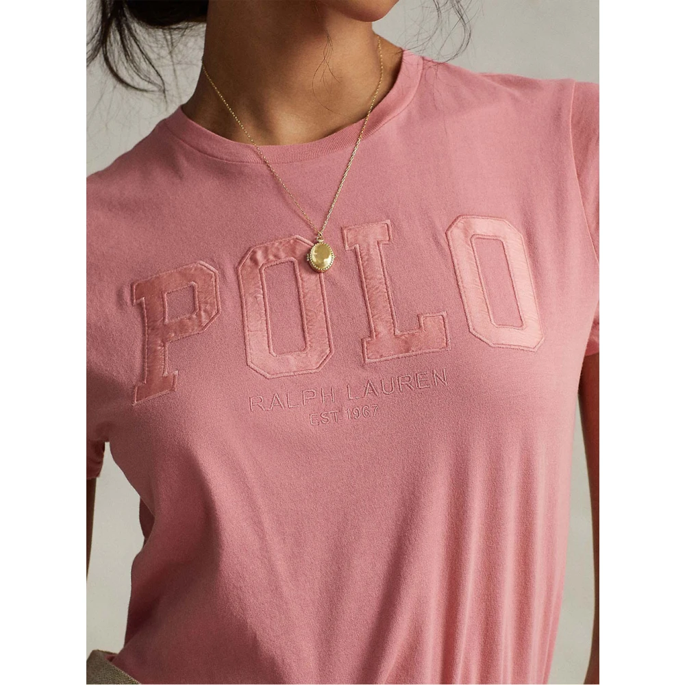 Polo Ralph Lauren Korte Mouw T-shirt Pink Dames