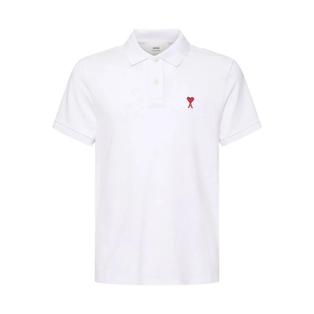 Ami Paris Uomo Bianco Top, S, New,