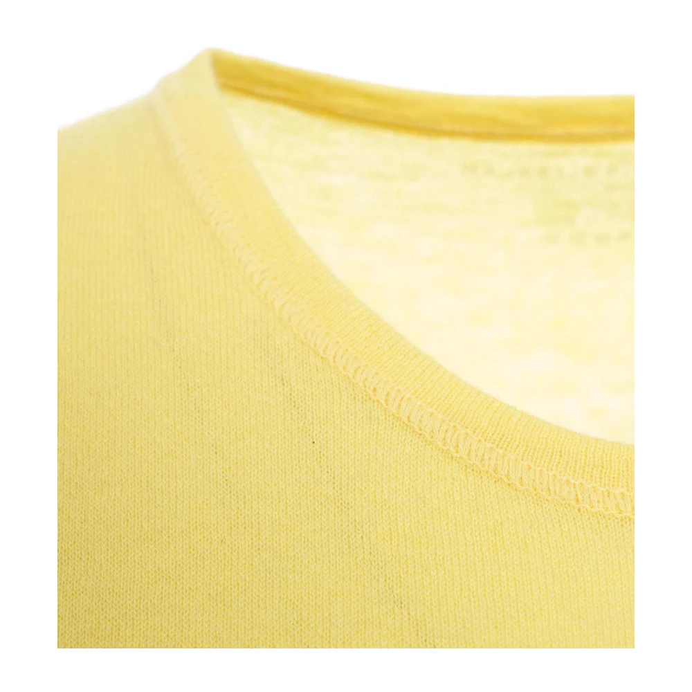 majestic filatures Gele T-shirt voor vrouwen Yellow Dames