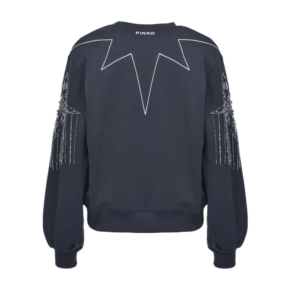 pinko Stijlvolle Sweatshirt Black Dames