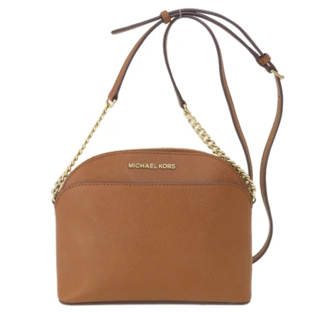 Michael Kors Pre-owned Fabric shoulder-bags Brown Dames