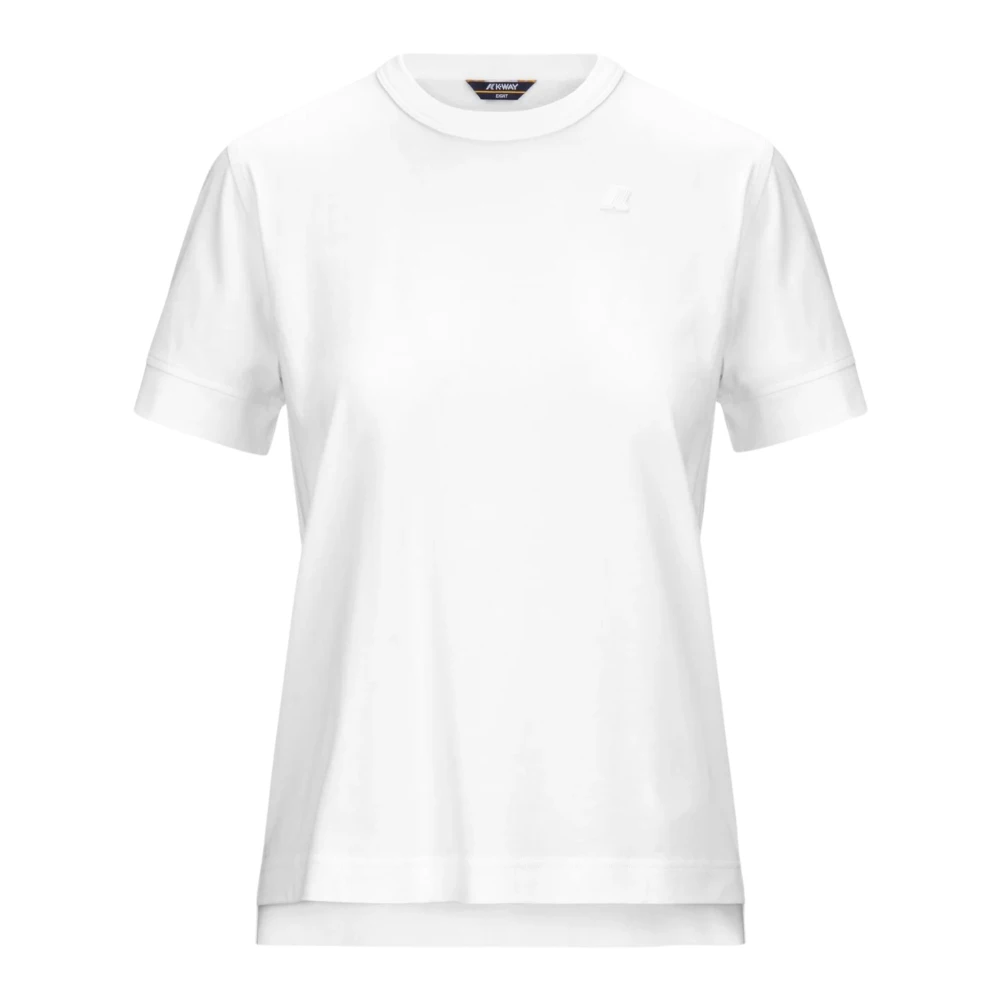 K-Way Women's White T-Shirts, S, Emel Jersey T-Shirt
