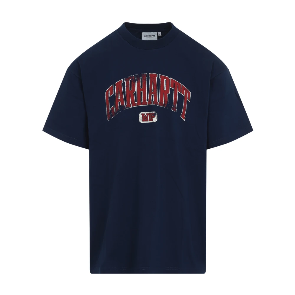 Carhartt WIP College T-shirt Blue Heren