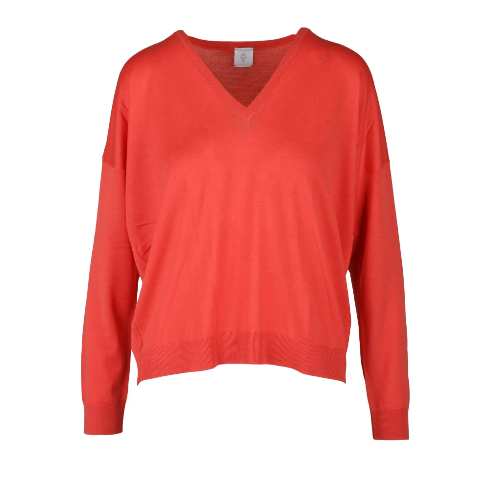 Knitwear > V-neck Knitwear - - Eleventy - Modalova