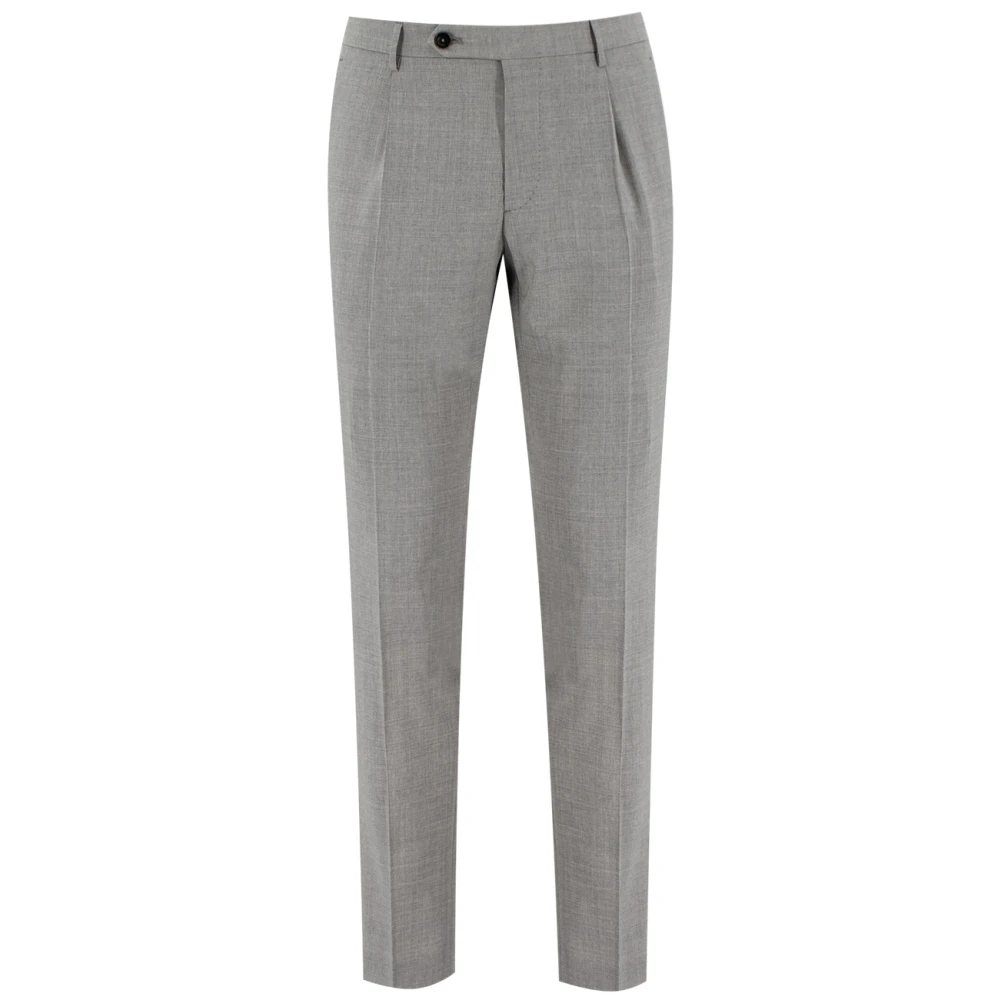 Berwich Slim Fit Herenbroek Italië Gray Heren