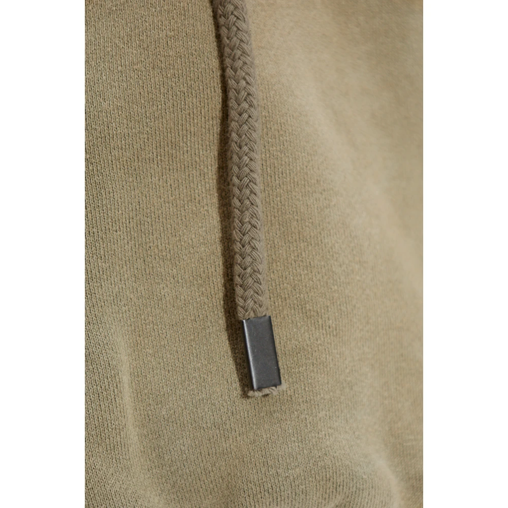R13 Balloon Zip-Up Hoodie Beige Dames