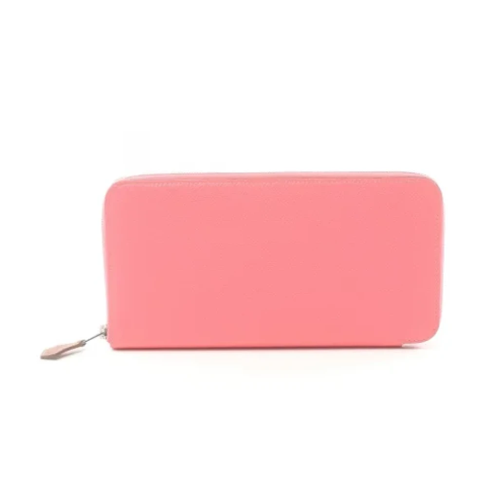 Hermès Vintage Pre-owned Leather wallets Pink Dames