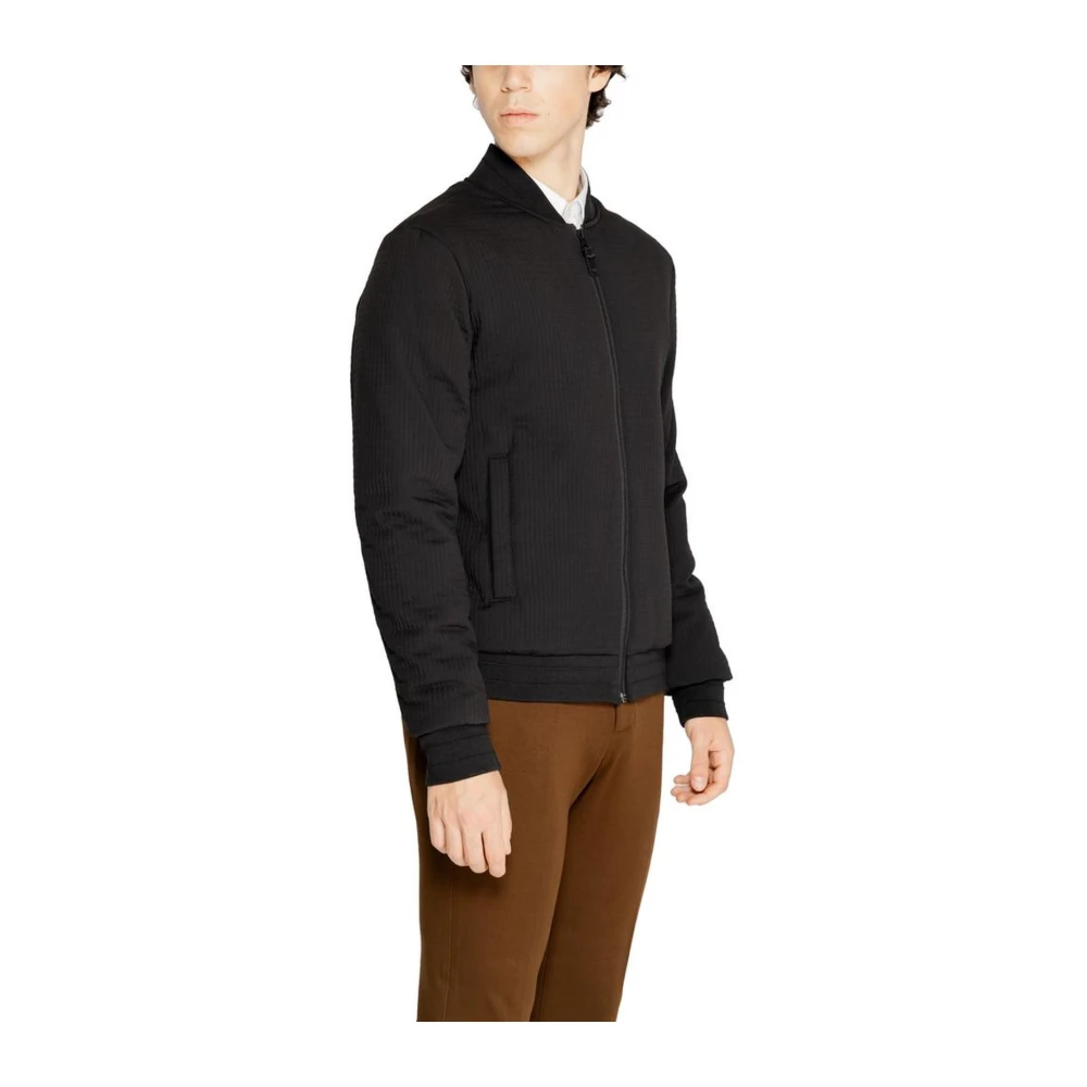 Antony Morato Klassieke Zwarte Polyesterjas voor Mannen Black Heren