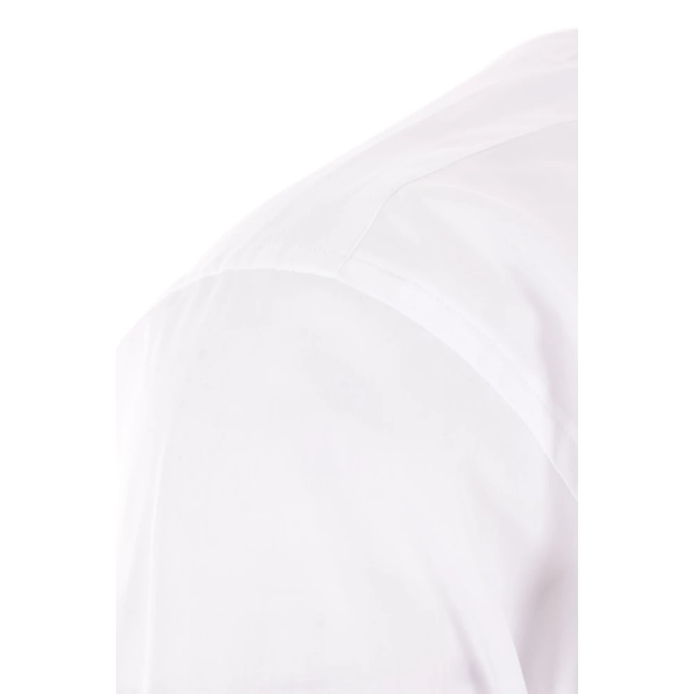 Comme des Garçons Witte Katoenen Poplin Overhemd met Klassieke Kraag White Heren