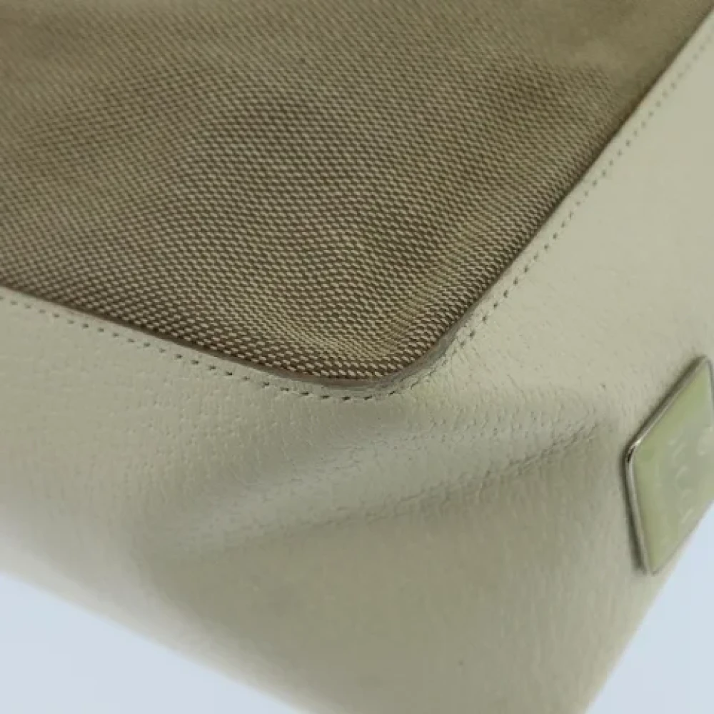 Gucci Vintage Pre-owned Canvas gucci-bags Beige Dames
