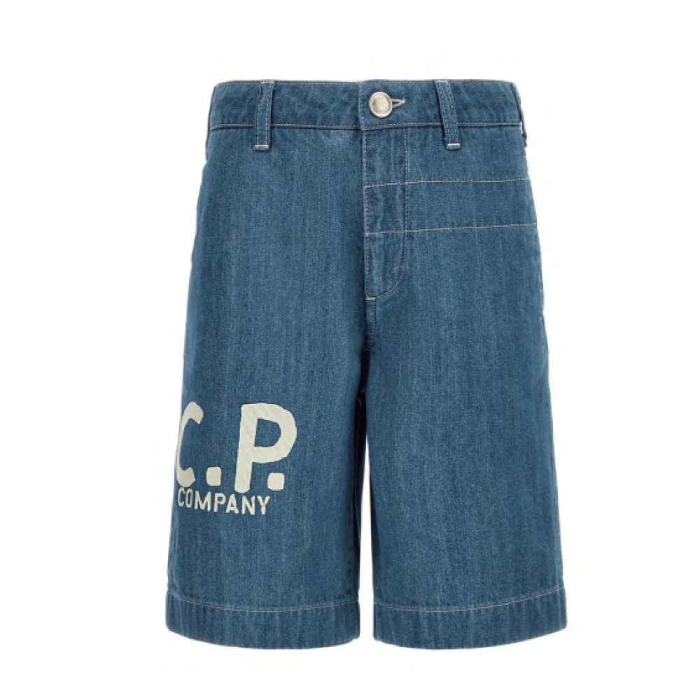 C.p. Company Men's Blue Stylish Shorts