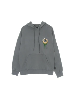 Eye Hoodie Grå med Print
