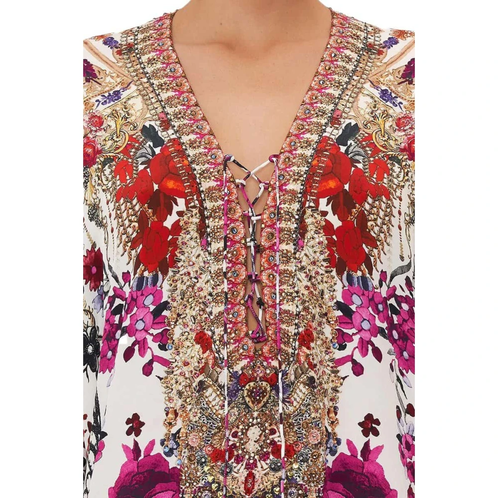 Camilla Rose Reign Lace Up Kaftan Multicolor Dames