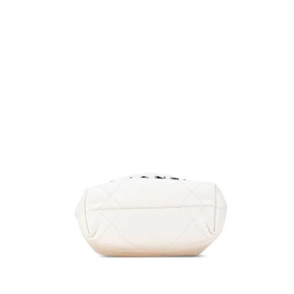 Chanel Vintage Pre-owned Leather chanel-bags White Dames