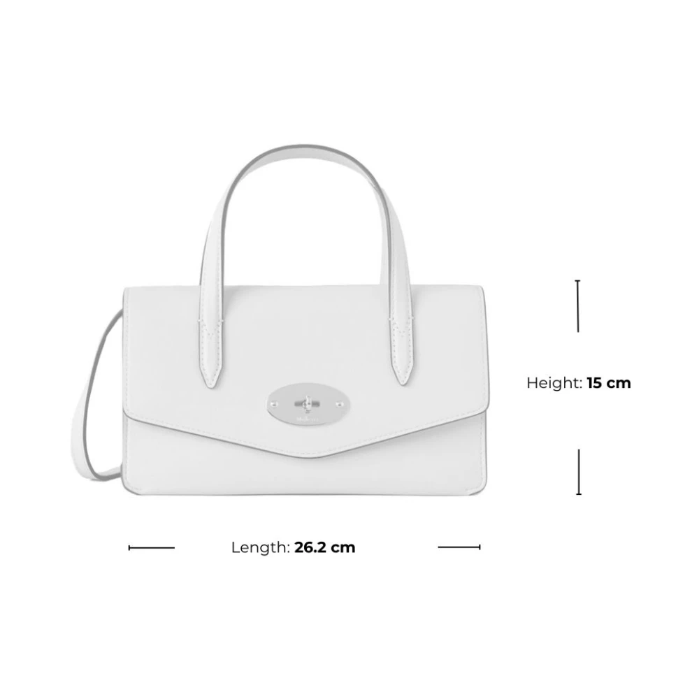 Mulberry Darley Top Handle Tas Beige Dames