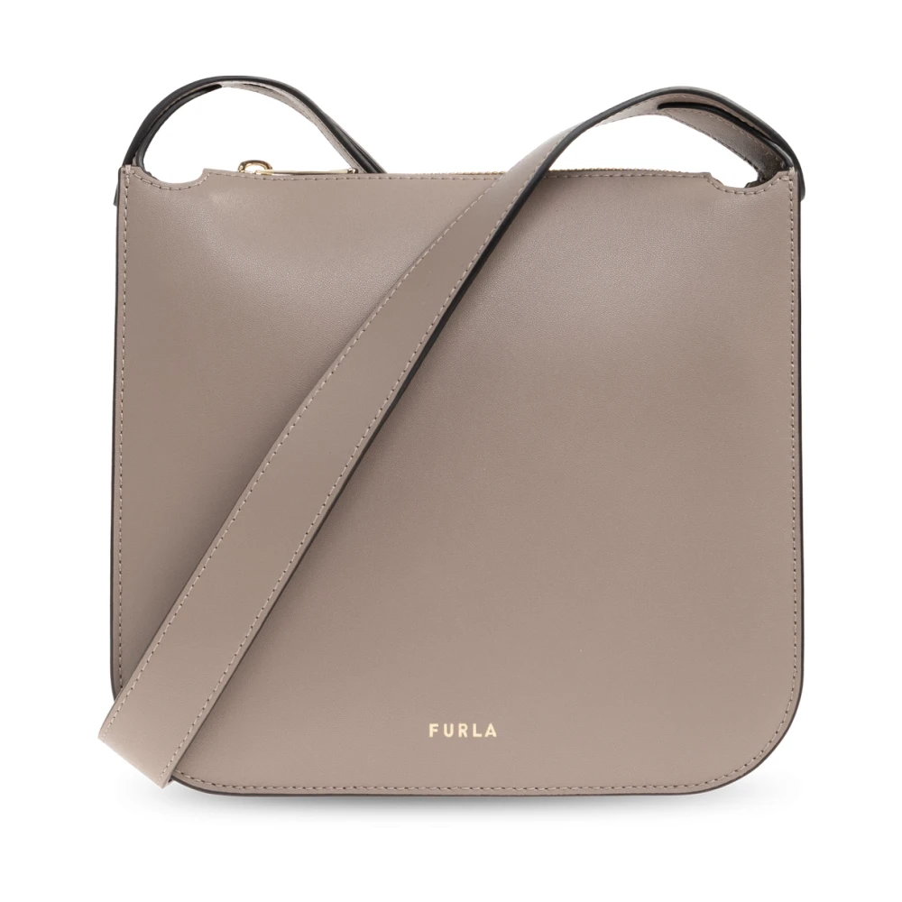 Furla Vrouw Bruin Tassen Dames, One Size, Leer, Ava Kleine Schoudertas