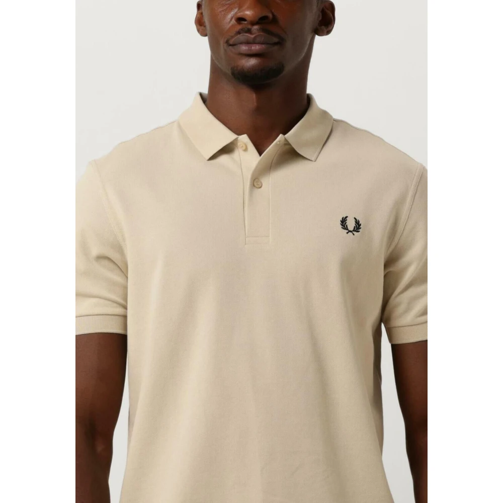 Fred Perry Heren Polo & T-shirt Het Eenvoudige Shirt Beige Heren