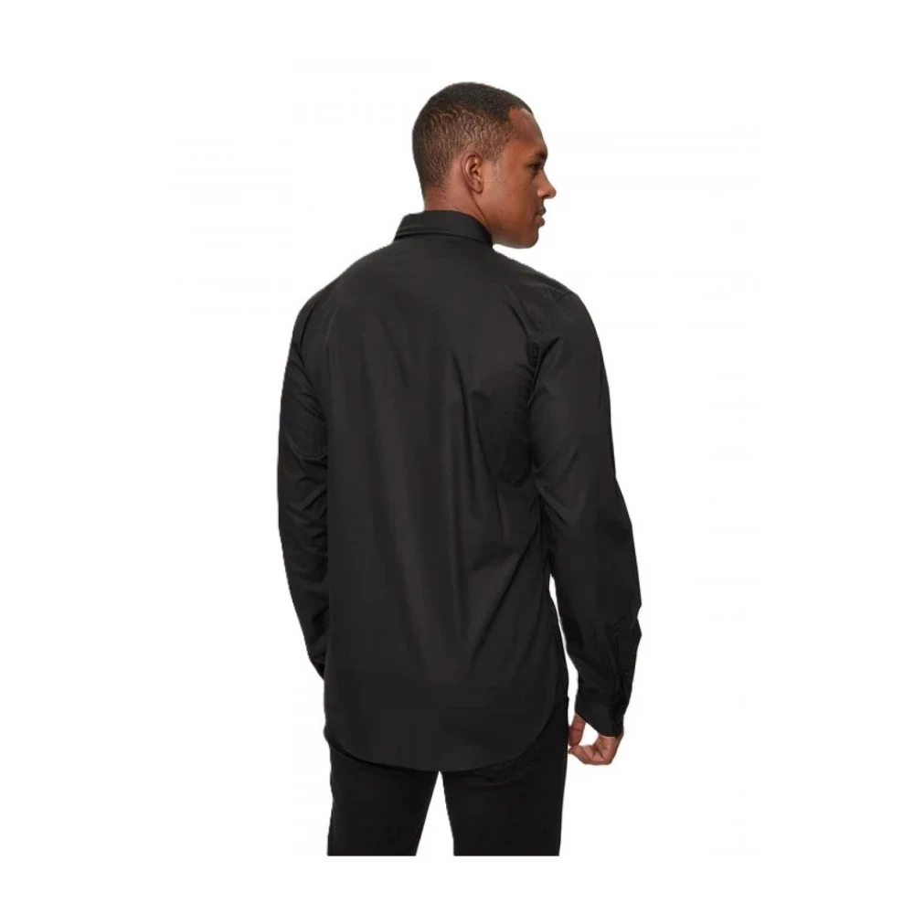Versace Jeans Couture Katoenen Overhemden Black Heren
